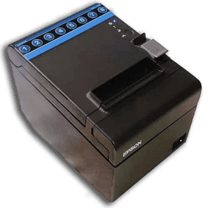 طابعة تذاكر مدمجة